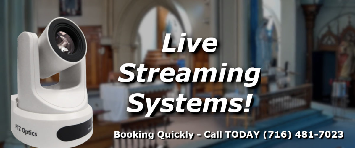 PTZ camera and church interior